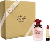 Dolce & Gabbana Dolce Rosa Excelsa Giftset - 50 ml eau de parfum spray + matte lipstick 3,5 g - cadeauset voor dames