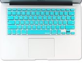 Siliconen Toetsenbord cover voor MacBook Air 13.3 inch model 2018 (A1932)- Turquoise - NL indeling