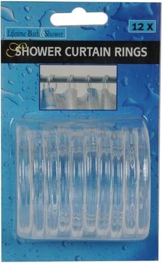 Douche gordijn haken