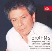 Czech Philharmonic Orchestra, Jirí Belohlávek - Brahms: Symphonies 1-4-Serenades-Overtures (4 CD)