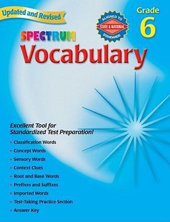 Spectrum Vocabulary, School Specialty Publishing 9780769680866