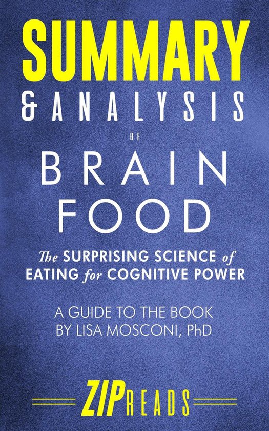 Boek cover Summary & Analysis of Brain Food van Zip Reads (Onbekend)