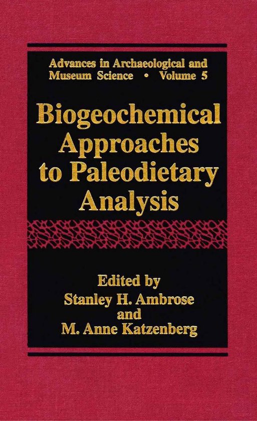 Biogeochemical Approaches to Paleodietary Analysis - cover
