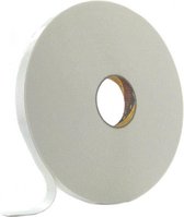MMM zelfkl tape Scotch-Mount, polyethyleen (PE), wit, (lxb) 33mx25mm
