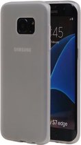 Samsung Galaxy S7 Edge TPU Back Cover Hoesje Transparant Wit