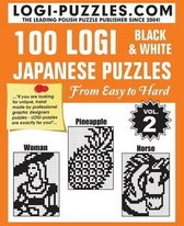 100 Logi Black & White Japanese Puzzles: Easy to Hard- 100 LOGI Black & White Japanese Puzzles