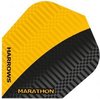 Afbeelding van het spelletje Harrows darts Flight 1524 marathon zwart geel 3 stuks