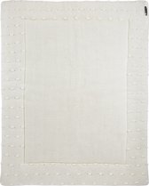 Meyco Baby Knots boxkleed - offwhite - 77x97cm