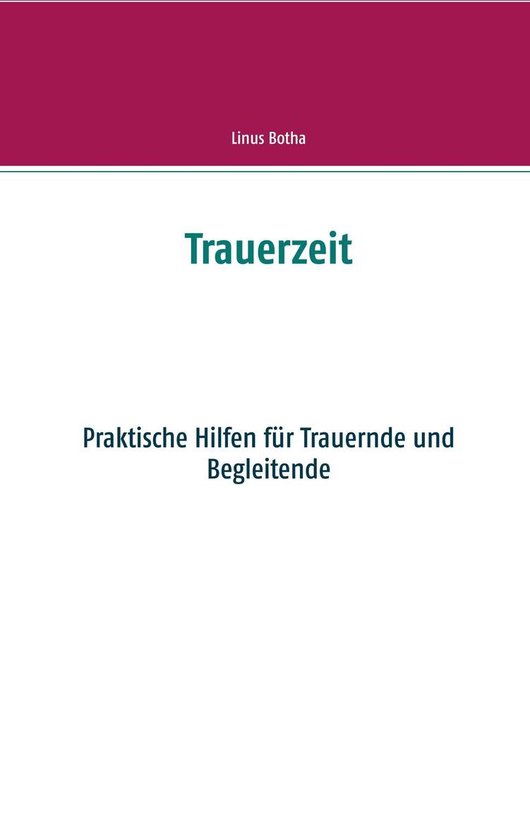 Trauerzeit - cover