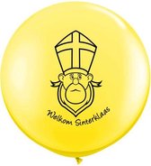 Ballon Welkom Sinterklaas Geel (helium)