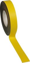 Magneetband kleur Geel 25mm op rol 5 meter