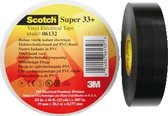 3M Tape Zwart Scotch Super 33+ (lxb) 20 mx19mm