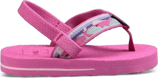 Teva Slippers - Maat 26 - Meisjes - roze/paars/lichtblauw | bol.com