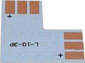 L connector - 10mm PCB - 3 pin - CCT (5 stuks)