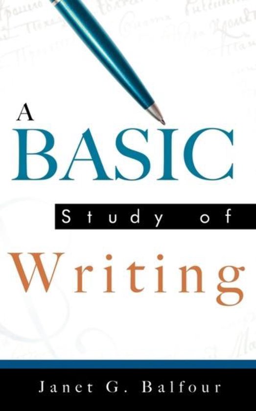 A Basic Study of Writing - cover