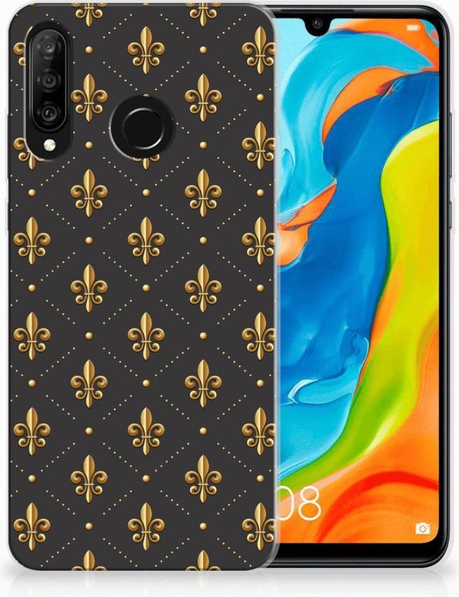 Huawei P30 Lite TPU bumper Franse Lelie