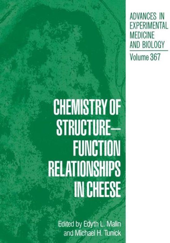 Chemistry of Structure-Function Relationships in Cheese - cover