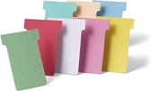 Nobo T-Kaart Maat 2, Papier, 170 g/m², 85 x 48,5 mm, Roze (pak 100 stuks)