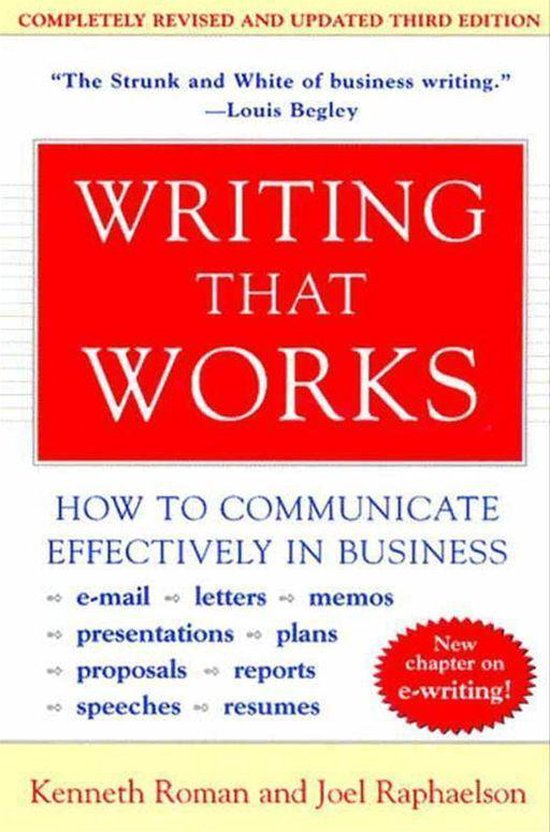 Writing That Works, 3rd Edition - cover
