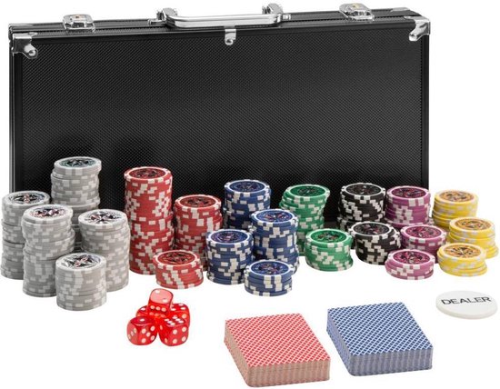 Afbeelding van het spel TecTake -  Pokerset 500-delig zwart - 402560
