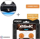 KontrolFreek Atomic thumbsticks voor PS4 - GOD OF WAR Combo Pack: thumb grips + lightbar skin