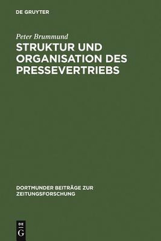 Struktur und Organisation des Pressevertriebs - cover