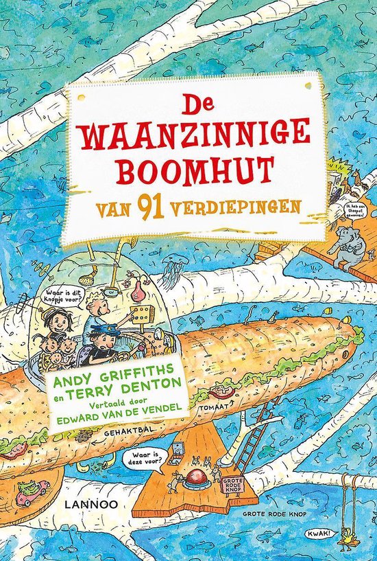 Boekomslag voor De waanzinnige boomhut 7 - De waanzinnige boomhut van 91 verdiepingen
