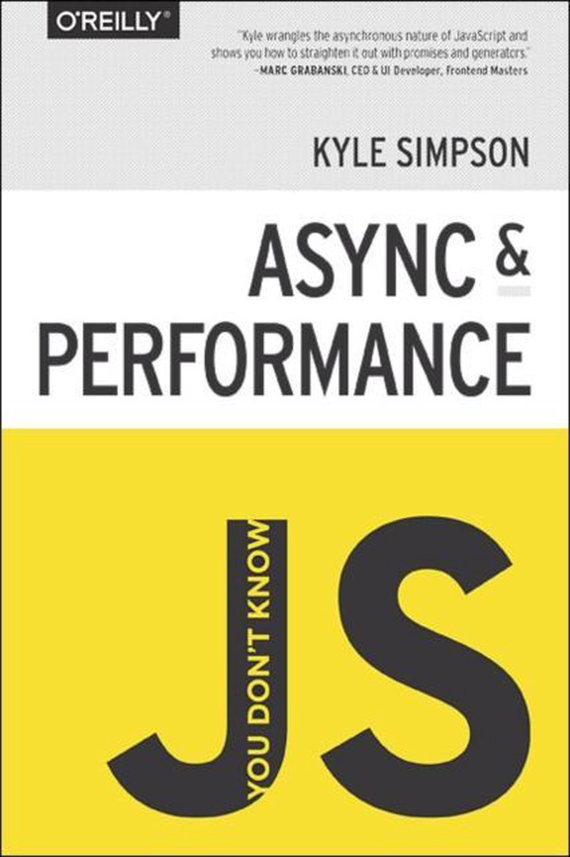 Omslag van You Dont Know JS Async & Performance