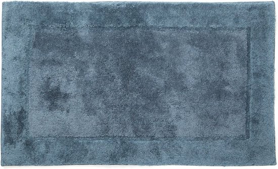 Casilin - Luxe Badmat Antislip 120 x 70 - Water absorberende Badkamermat - Wasbaar - Blauw