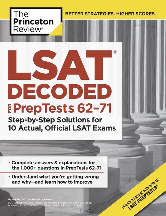 Graduate School Test Preparation - LSAT Decoded (PrepTests 6 ... - cover