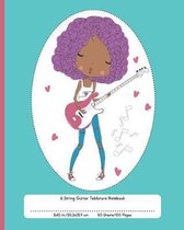 6 String Guitar Tablature Notebook
