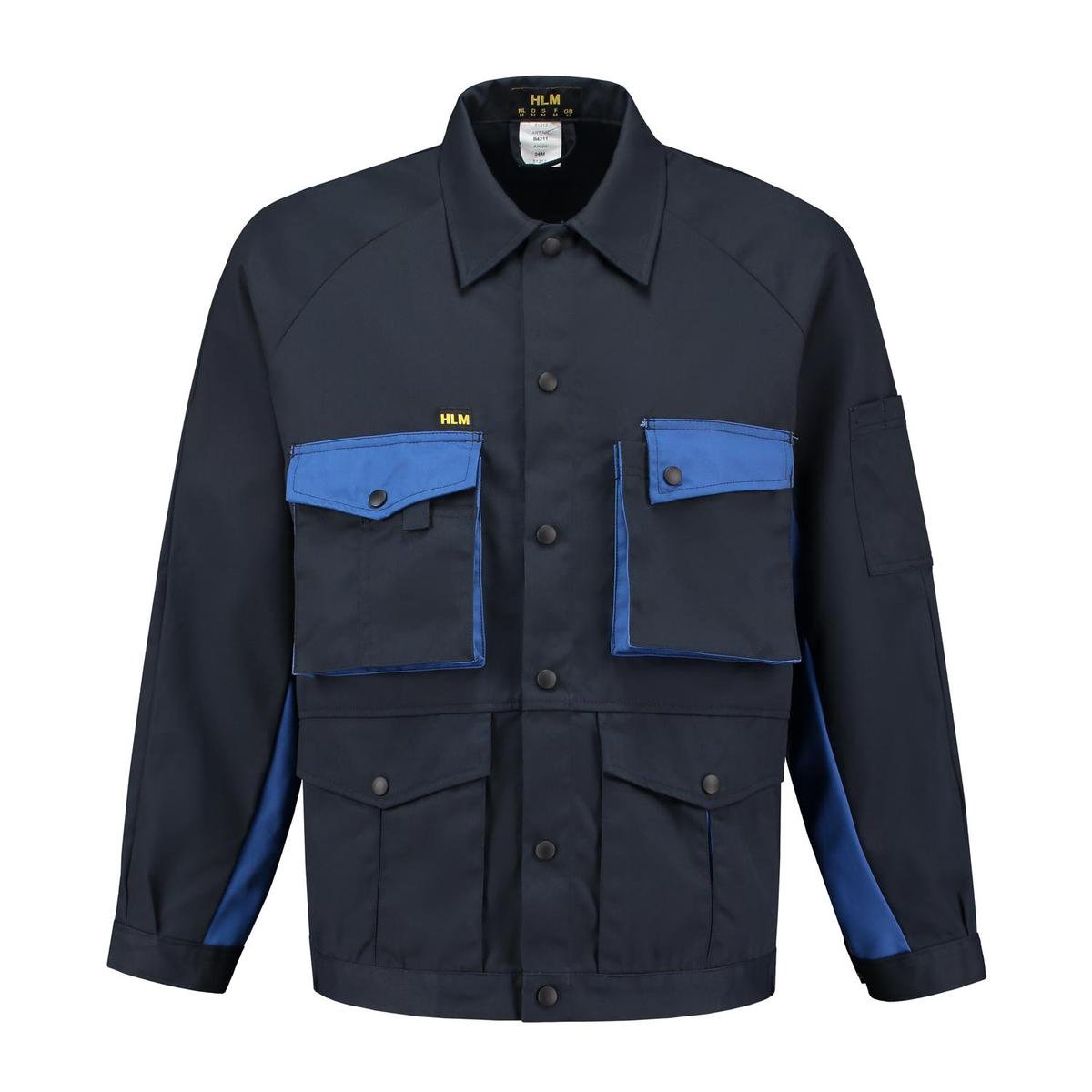HLM Arklow Werkjas Marineblauw/koningsblauw XL