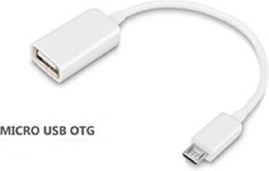 MobielCo Micro USB OTG kabel adapter naar gewone USB poort Wit | bol.com