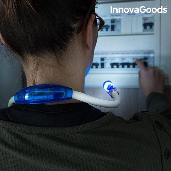 InnovaGoods Ledleeslamp voor de Nek