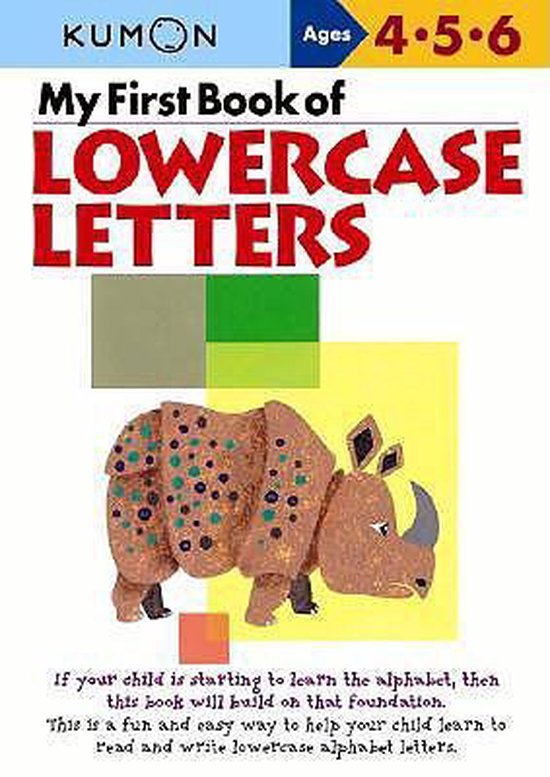 My First Book Of Lowercase Letters