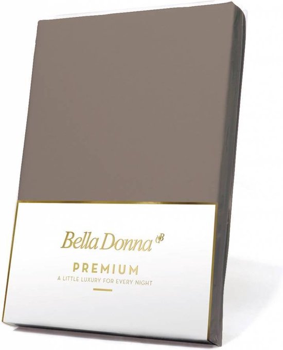 Drap-housse Bella Donna Luxery 90 / 190x100 / 220 platine 0125
