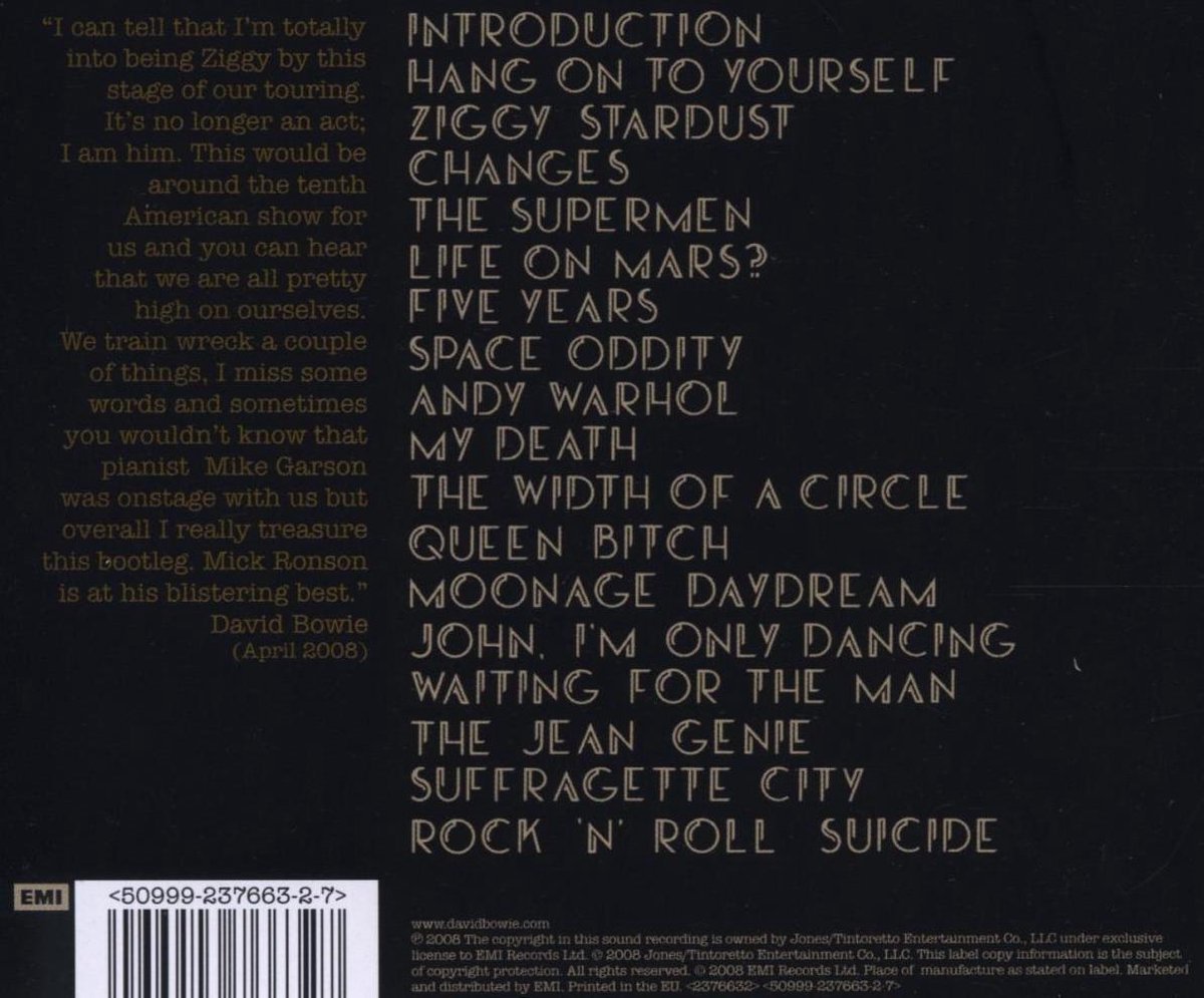 Live Santa Monica 72, David Bowie | CD (album) | Muziek | bol.com