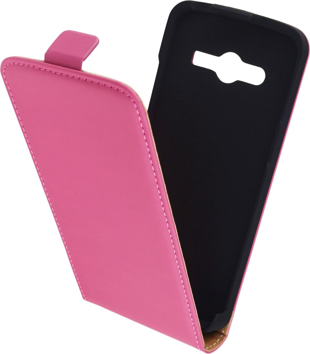 Mobiparts Premium Flip Case Samsung Galaxy Core LTE G386F Pink