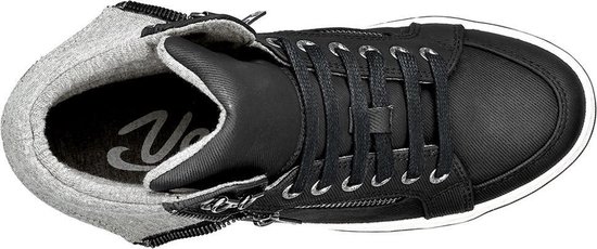Venice Dames Zwarte halfhoge sneaker - Maat 37 | Bestel nu!