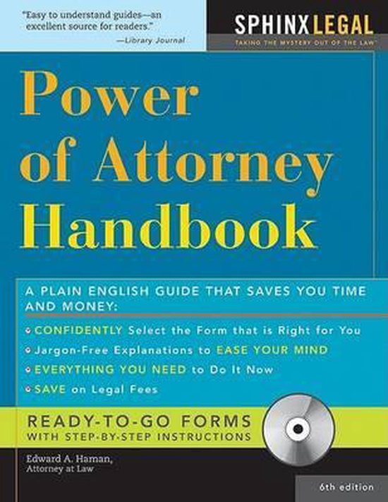 Power of Attorney Handbook, Atty Edward A Haman 9781572485358 Boeken bol