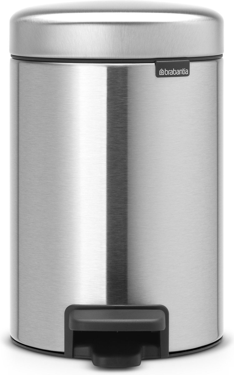 Goedkoopste Brabantia NewIcon Prullenbak - 3 liter - Matt Steel