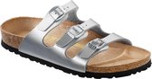 Birkenstock Florida Instap Slipper Dames  Slippers - Maat 35 - Vrouwen - zilver