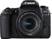 Canon EOS 77D + 18-55mm IS - Zwart