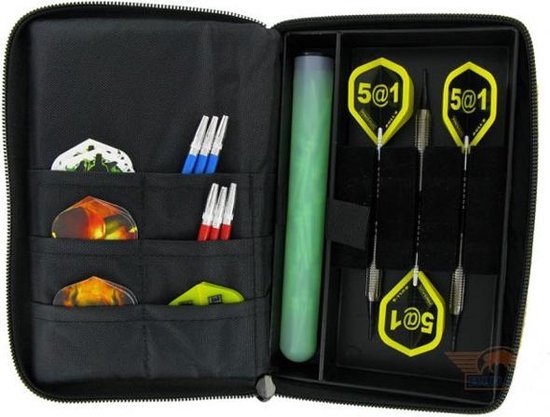 Bull's Unitas Case Nylon Black - Dart Case - Darts van Bull's — afbeelding 3