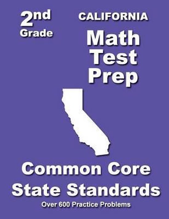 California 2nd Grade Math Test Prep - cover