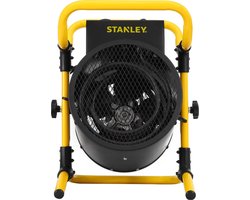 Stanley Werkplaatskachel ST-309-401-E - tot 33 m2 - 3 Warmtestanden - Zwart/ Geel