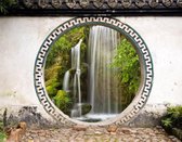 Tuinposter - Ronde poort doorkijk 16