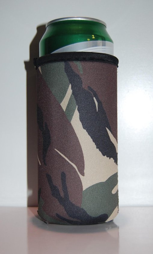 2 st. Koelhoud blik hoes 50cl - camouflage - blik koelhoud hoes van BHG. — afbeelding 3
