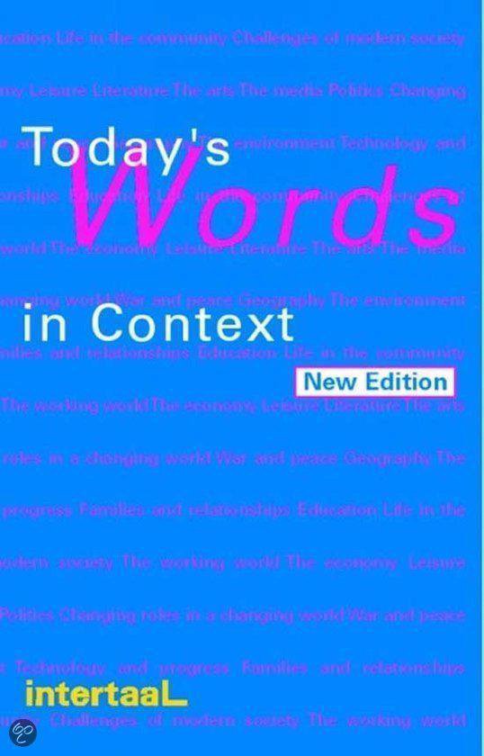 Today's Words in Context - Carleton-Gertsch, L. | Warmolth.org
