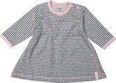 74 - Dirkje jurk Stripe Grey melee maat 74